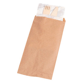 Enveloppe Bestekhouder Kraft 11x24cm (1000 stuks)