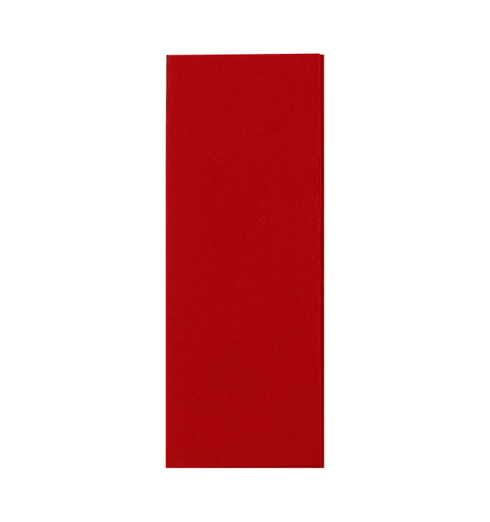 Zakvouw papieren servet rood 32x40cm (1200 stuks) Zakvouw papieren servet rood 32x40cm (1200 stuks)