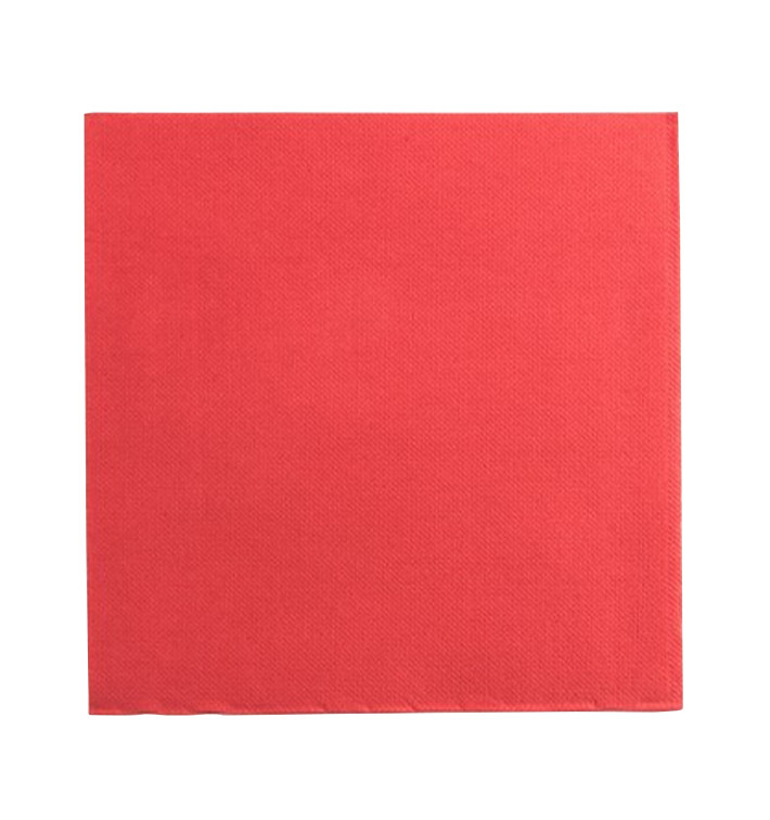Papieren servet rood 25x25cm 2C (2100 stuks) Papieren servet rood 25x25cm 2C (2100 stuks)
