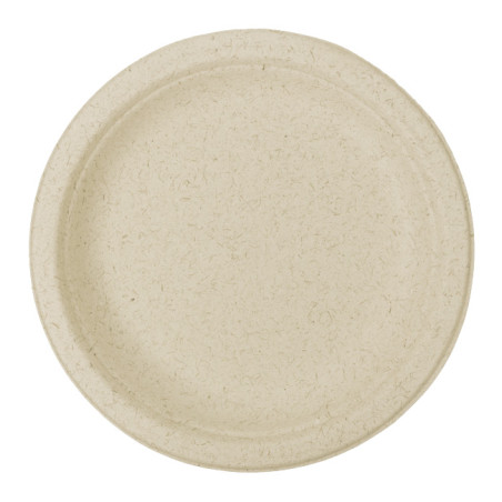 Tarwestro bord Naturel Ø18 cm (800 stuks)