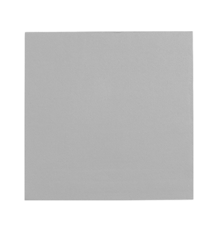 Papieren servet grijs 25x2cm (50 stuks) Papieren servet grijs 25x2cm (50 stuks)