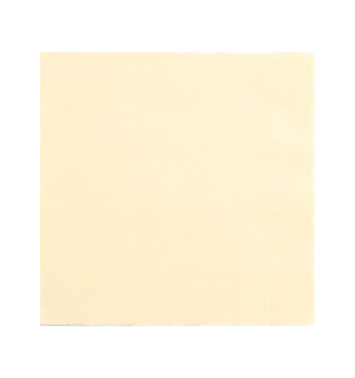 Papieren servet crème 25x2cm (50 stuks) Papieren servet crème 25x2cm (50 stuks)