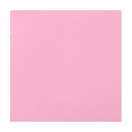 Papieren servet dubbel punt roze 2C 33x33cm (1350 stuks)