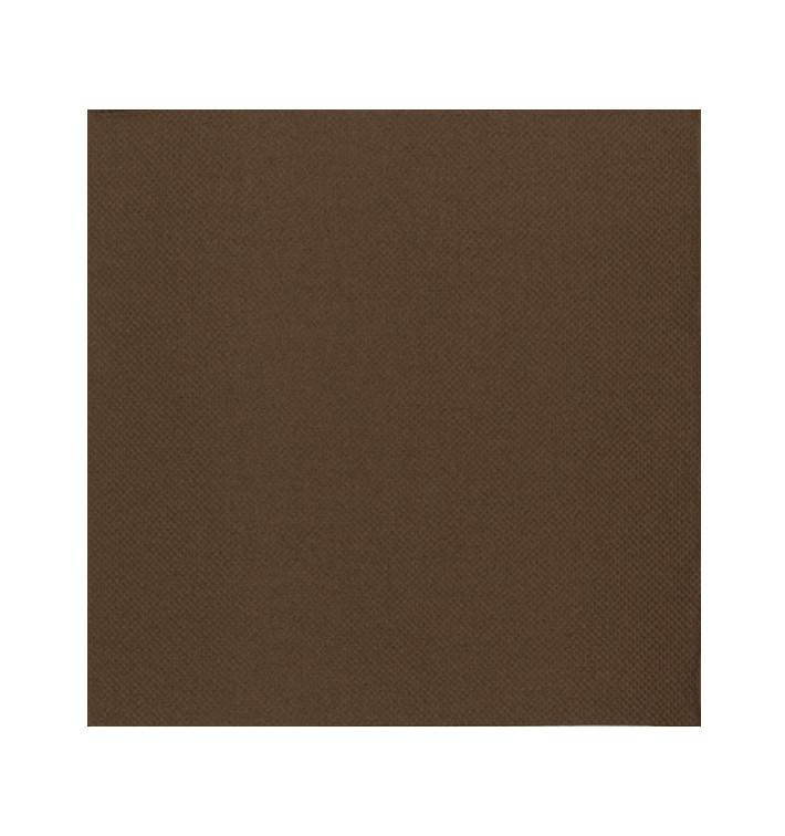 Papieren servet dubbel punt bruin 2C 33x33cm (1.200 stuks) Papieren servet dubbel punt bruin 2C 33x33cm (1.200 stuks)