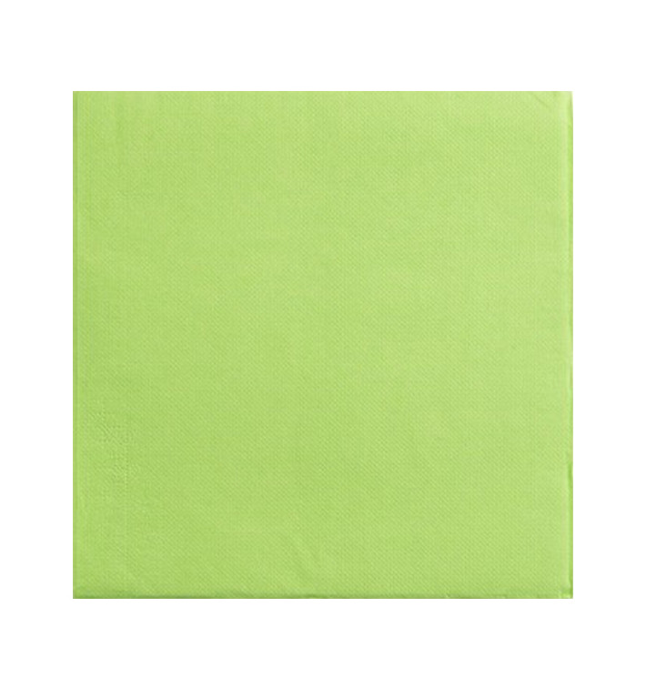 Papieren servet dubbel punt pistache 2C 33x33cm (1.200 stuks) Papieren servet dubbel punt pistache 2C 33x33cm (1.200 stuks)