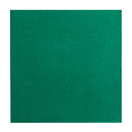 Papieren servet dubbel punt groen 2C 33x33cm (50 stuks) 