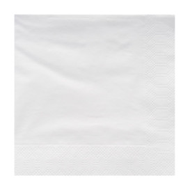 Papieren servet witte rand 40x40cm 2C (2400 stuks)