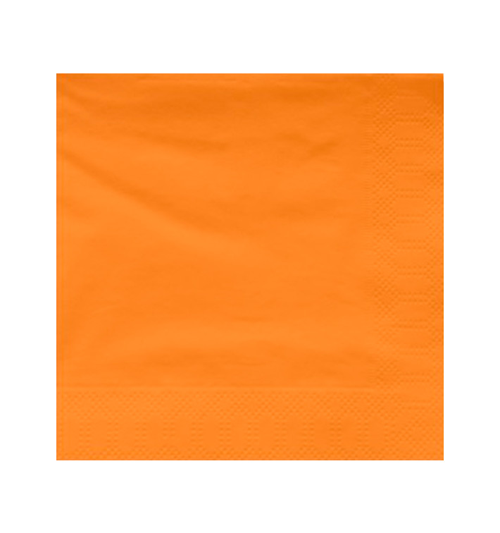 Papieren servet oranje rand 40x40cm (1200 stuks) Papieren servet oranje rand 40x40cm (1200 stuks)