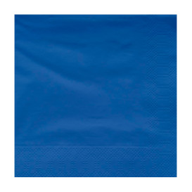 Papieren servet blauwe rand 40x40cm (1200 stuks)