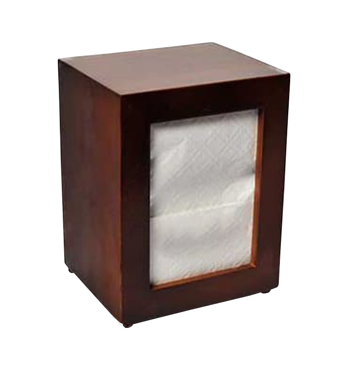 Servet Houten dispenser 17x17cm (10 stuks) Servet Houten dispenser 17x17cm (10 stuks)