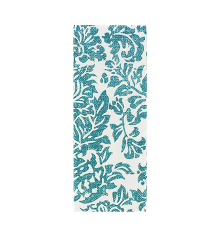 Zakvouw Airlaid Servetten "Versalles" Turkoois 32x40cm 55g/m² (40 stuks) Zakvouw Airlaid Servetten "Versalles" Turkoois 32x40cm 55g/m² (40 stuks)
