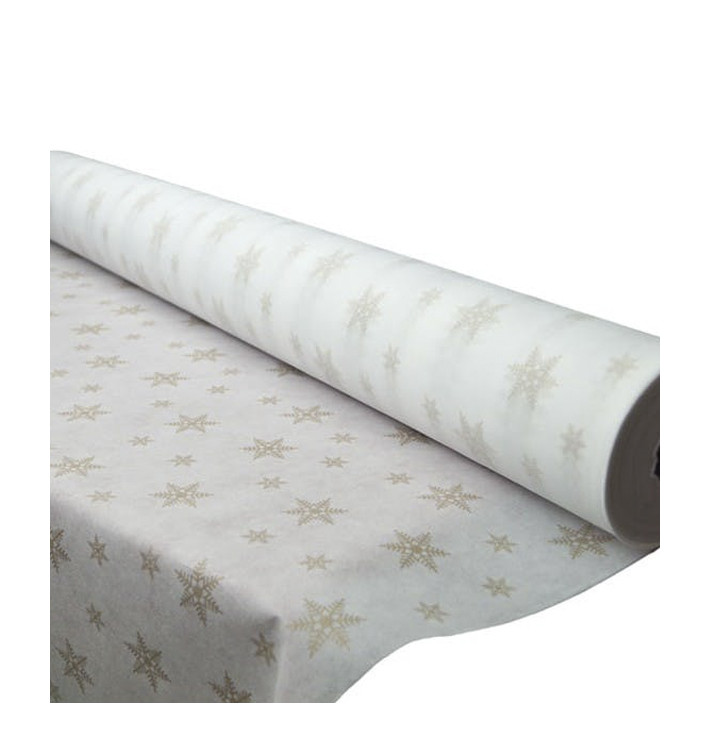 Novotex Tafelkleed rol wit "Estrellas" P40cm 1,2x50m (6 stuks) Novotex Tafelkleed rol wit "Estrellas" P40cm 1,2x50m (6 stuks)