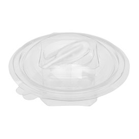 Plastic saladekom APET Rond vormig met lepel 150ml Ø12cm (60 stuks) 