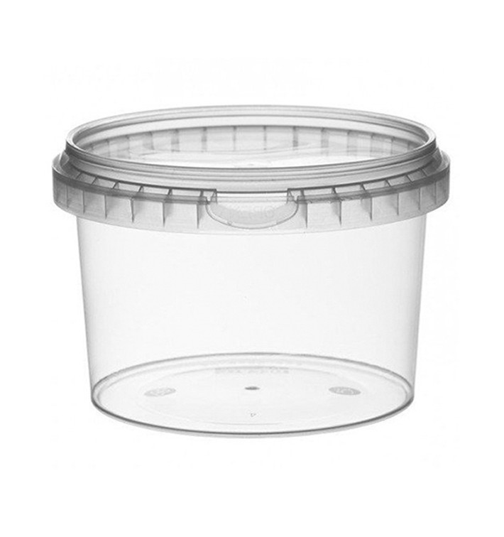 Plastic deli Container met Plastic Deksel PP Onbreekbaar 565 ml Ø11,8 (264 stuks) Plastic deli Container met Plastic Deksel PP Onbreekbaar 565 ml Ø11,8 (264 stuks)