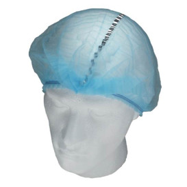 Wegwerp haarnetje PP "Detectable" blauw Ø53cm (100 stuks)