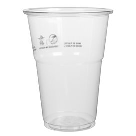 Plastic PP beker transparant 300 ml (100 stuks) 