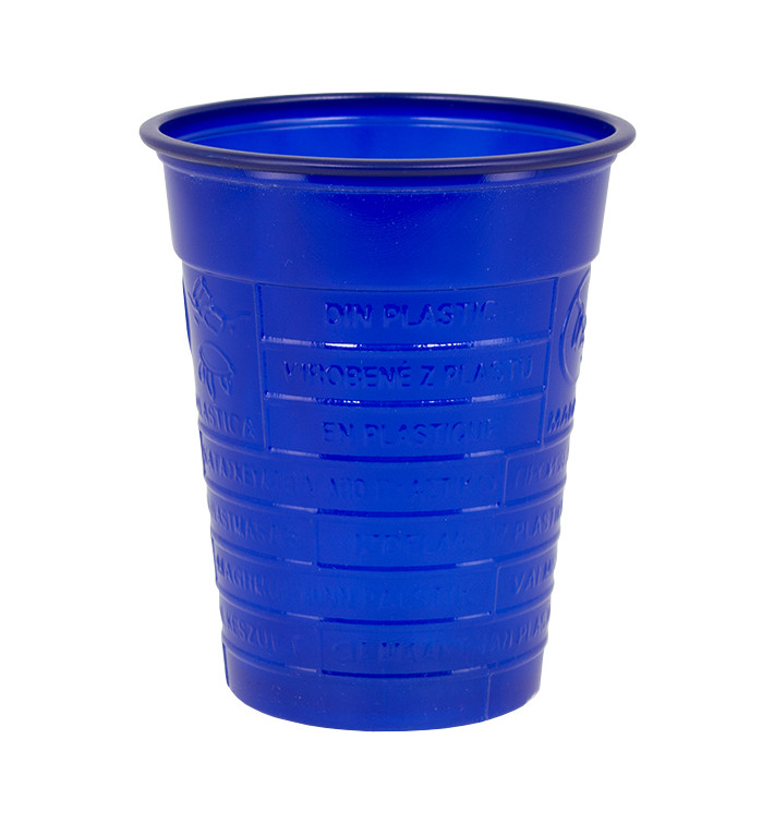Plastic PS beker donkerblauw 200ml Ø7cm (1500 stuks) Plastic PS beker donkerblauw 200ml Ø7cm (1500 stuks)