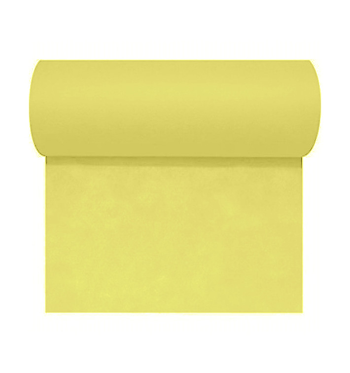 Novotex Tafelkleed rol geel 50g 1x50m (6 stuks) Novotex Tafelkleed rol geel 50g 1x50m (6 stuks)