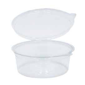 Plastic Container APET Rond vormig transparant 250ml Ø12cm (40 stuks) 
