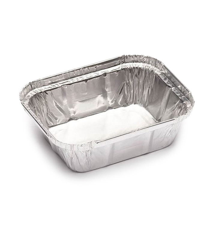 Folie pan 250ml 12,8x10x3,2cm (2000 stuks) Folie pan 250ml 12,8x10x3,2cm (2000 stuks)