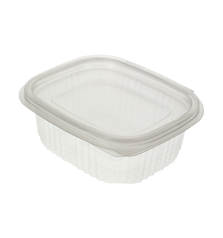 Plastic scharnierende Deli-Container microgolfbaar PP 250ml (50 stuks) Plastic scharnierende Deli-Container microgolfbaar PP 250ml (50 stuks)
