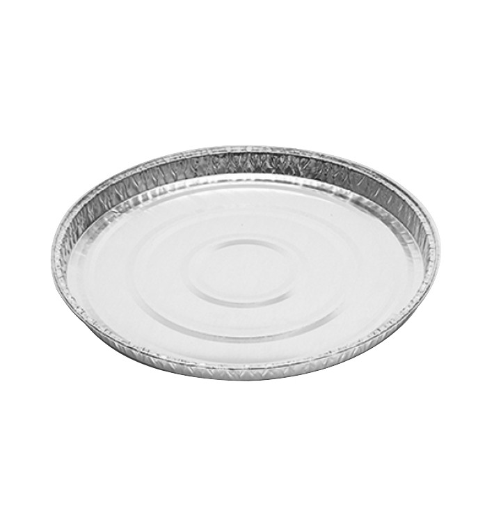 Folie pan Rond vormig 22cm 470ml (200 stuks) Folie pan Rond vormig 22cm 470ml (200 stuks)