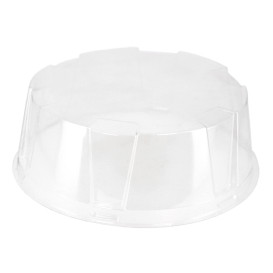 Deksel voor Cakeplak Container APET Transparant Ø16x6cm (210 Stuks)