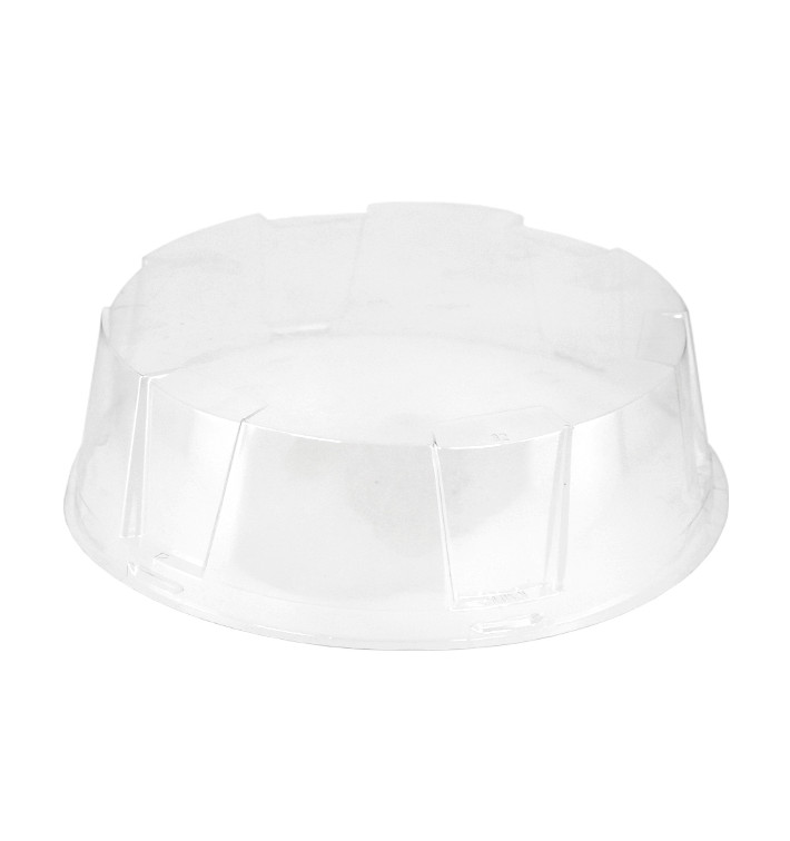 Deksel voor Cakeplak Container APET Transparant Ø25,5x8cm (160 Stuks) Deksel voor Cakeplak Container APET Transparant Ø25,5x8cm (160 Stuks)