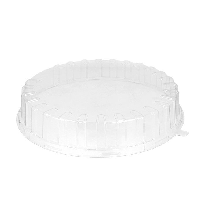 Deksel voor Cakeplak Container APET Transparant Ø31x6cm (15 Stuks) Deksel voor Cakeplak Container APET Transparant Ø31x6cm (15 Stuks)