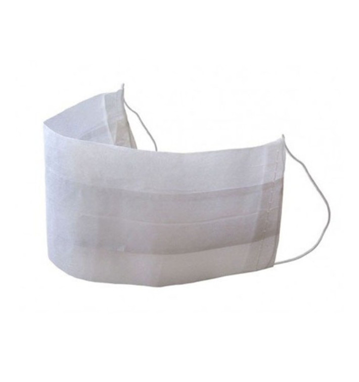 Wegwerppapier chirurgisch masker Simpel 1-laags (100 stuks)