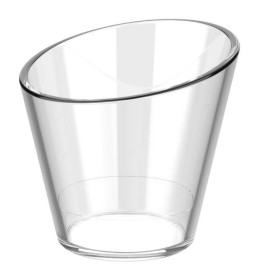 SAN "Circle" duurzame degustatie kom Transparant 100ml (6 Stuks) 