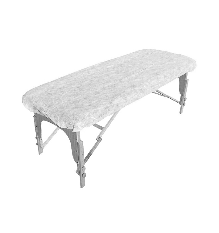 Wegwerp plastic laken Aanpasbaar PP "TST" 80x210cm (1 stuk) Wegwerp plastic laken Aanpasbaar PP "TST" 80x210cm (1 stuk)