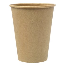 Papieren beker 12Oz/360ml Bruin Ø8,0cm (100 stuks) 