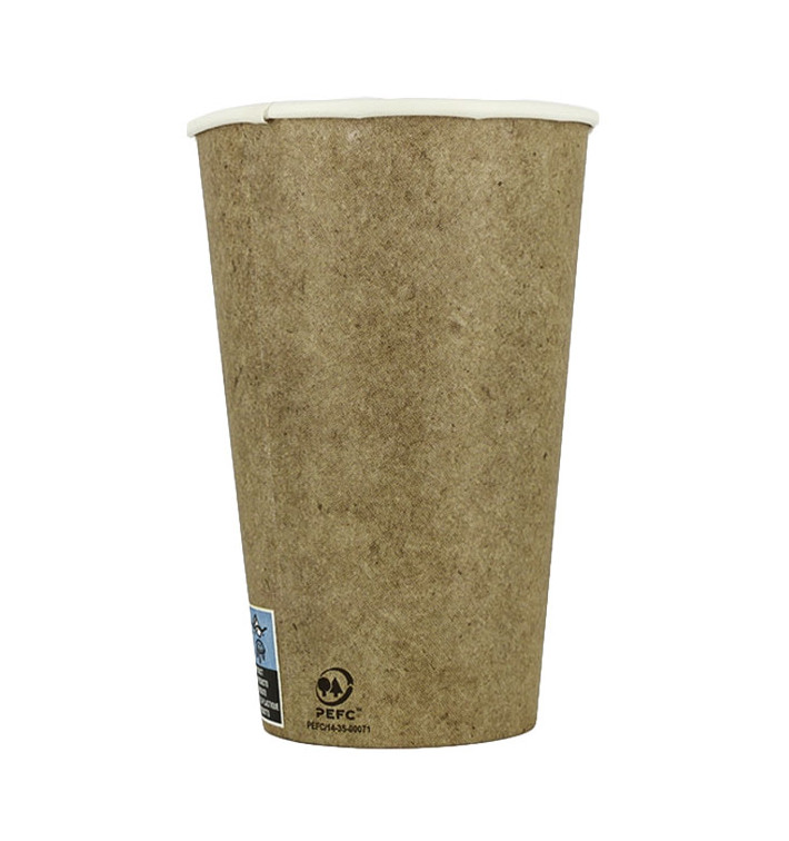 Papieren beker Kraft 12Oz/360ml Ø7,5cm (55 stuks) Papieren beker Kraft 12Oz/360ml Ø7,5cm (55 stuks)