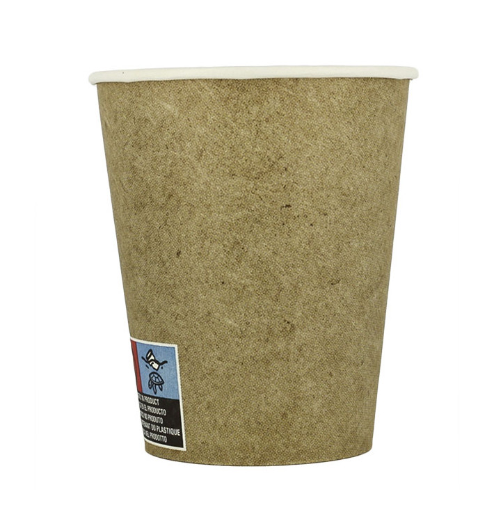 Papieren beker Eco-Vriendelijk-Vriendelijk Kraft 6Oz/180ml Ø7,0cm (100 stuks) Papieren beker Eco-Vriendelijk-Vriendelijk Kraft 6Oz/180ml Ø7,0cm (100 stuks)