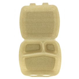 MenuBox XPP 3C Container Beige 24x20,5x7cm (50 stuks)