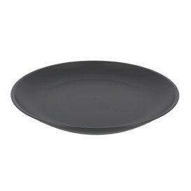 Herbruikbare Bord Durable PP Mineraal Antracite Ø23,5cm (54 stuks) 