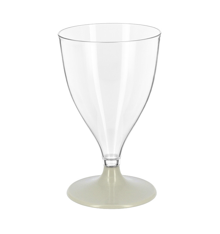 Herbruikbare PS Beker Water/Wijn Grijs Voet 200ml 2P (48 Eenheden) Herbruikbare PS Beker Water/Wijn Grijs Voet 200ml 2P (48 Eenheden)