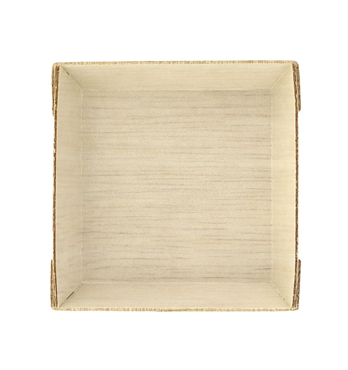 Houten mini bord Vierkant 6x6x1,5cm (20 stuks) Houten mini bord Vierkant 6x6x1,5cm (20 stuks)