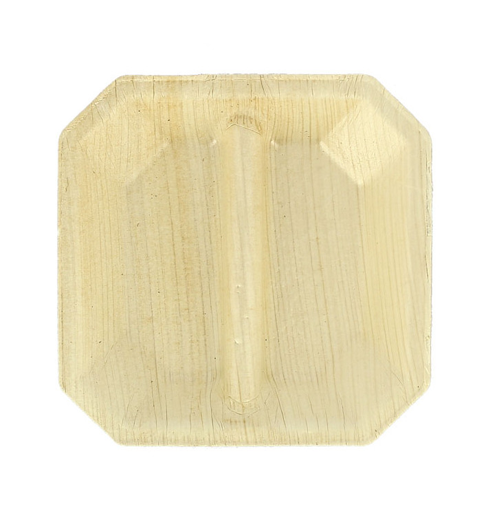 Palm blad mini bord Vierkant 2C 10x10cm (100 stuks) Palm blad mini bord Vierkant 2C 10x10cm (100 stuks)