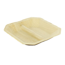 Palm blad mini bord Vierkant 2C 10x10cm (100 stuks)