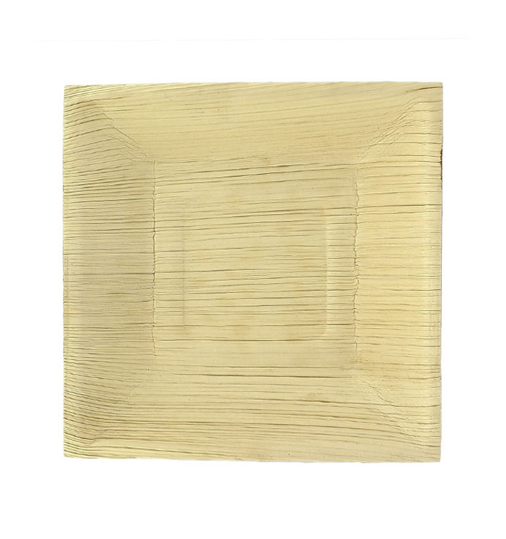 Palm blad bord Vierkant 16,5x16,5cm (6 stuks) Palm blad bord Vierkant 16,5x16,5cm (6 stuks)