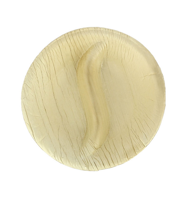 Palm blad mini bord Rond vormig 2C 9x8cm (10 stuks) Palm blad mini bord Rond vormig 2C 9x8cm (10 stuks)