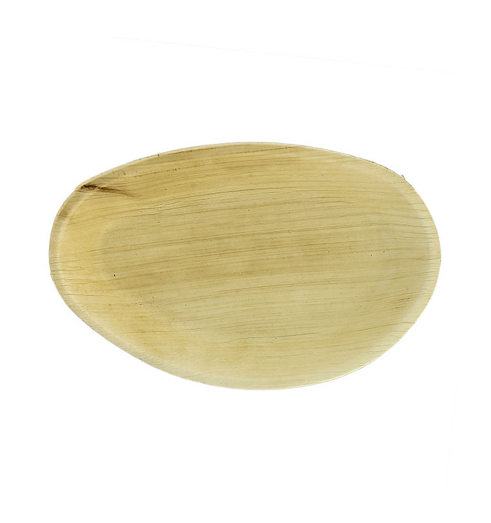 Palm blad bord Ovaal vormig 19x12cm (10 stuks) Palm blad bord Ovaal vormig 19x12cm (10 stuks)