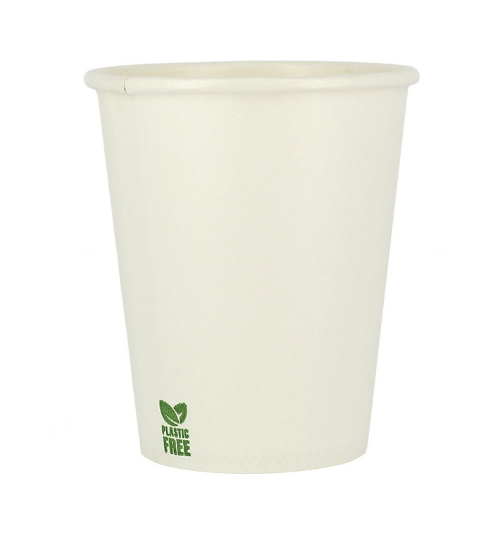 Plastic-Vrije Papieren Beker 7 Oz/210ml Wite Ø7cm (50 stuks) Plastic-Vrije Papieren Beker 7 Oz/210ml Wite Ø7cm (50 stuks)
