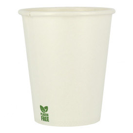 Plastic-Vrije Papieren Beker 7 Oz/210ml Wite Ø7cm (1.000 Stuks)