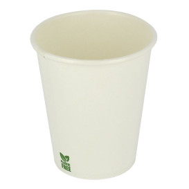 Plastic-Vrije Papieren Beker 7 Oz/210ml Wite Ø7cm (1.000 Stuks)