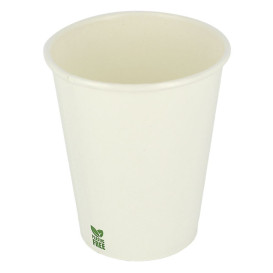 Plastic-Vrije Papieren Beker 8 Oz/240ml Wite Ø8cm (50 stuks)