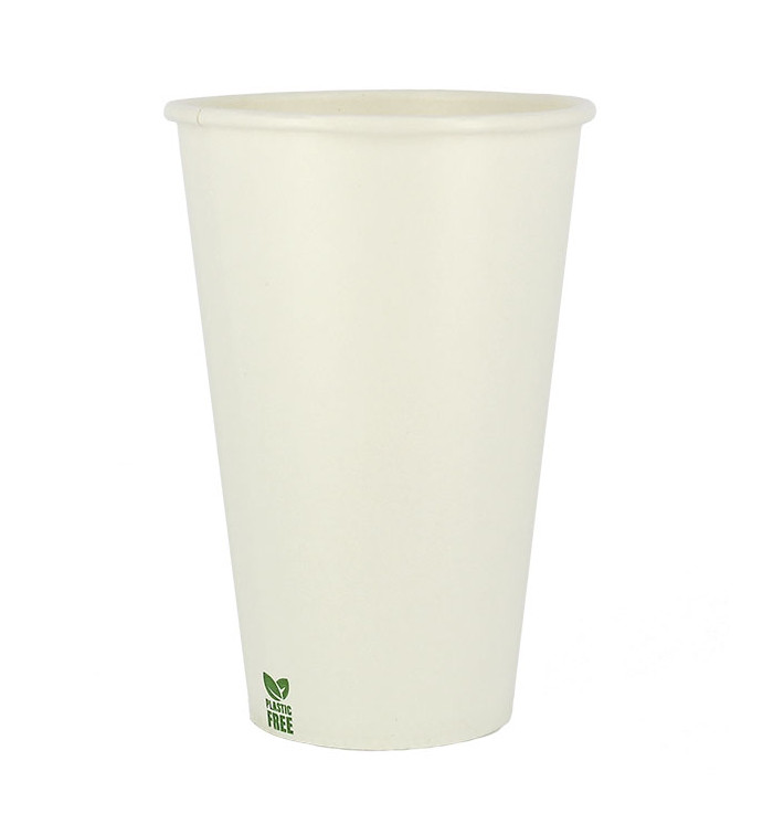 Plastic-Vrije Papieren Beker 12 Oz/360ml Wite Ø8cm (1.000 Stuks)