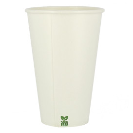 Plastic-Vrije Papieren Beker 12 Oz/360ml Wite Ø8cm (1.000 Stuks)